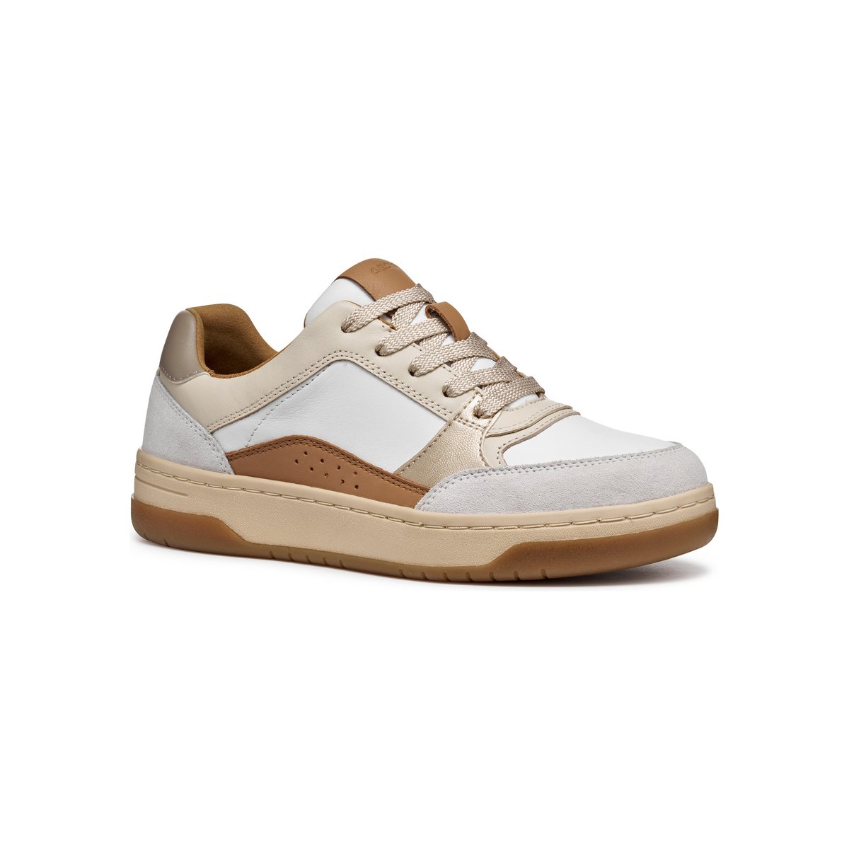 Baskets D SEDRAL COURT blanc/beige, GEOX