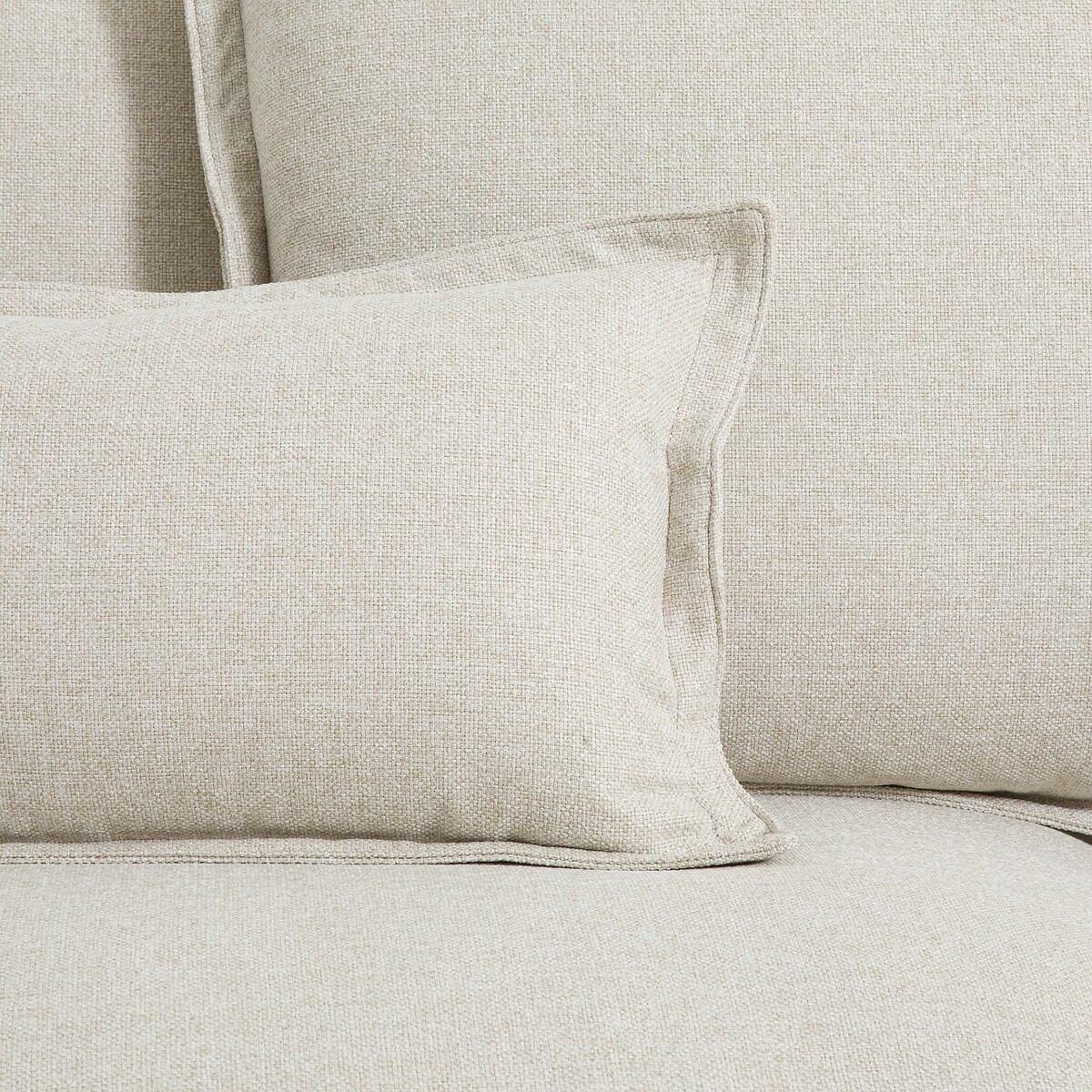 Housse de canapé d'angle droit polyester, Odna ecru, LA REDOUTE INTERIEURS