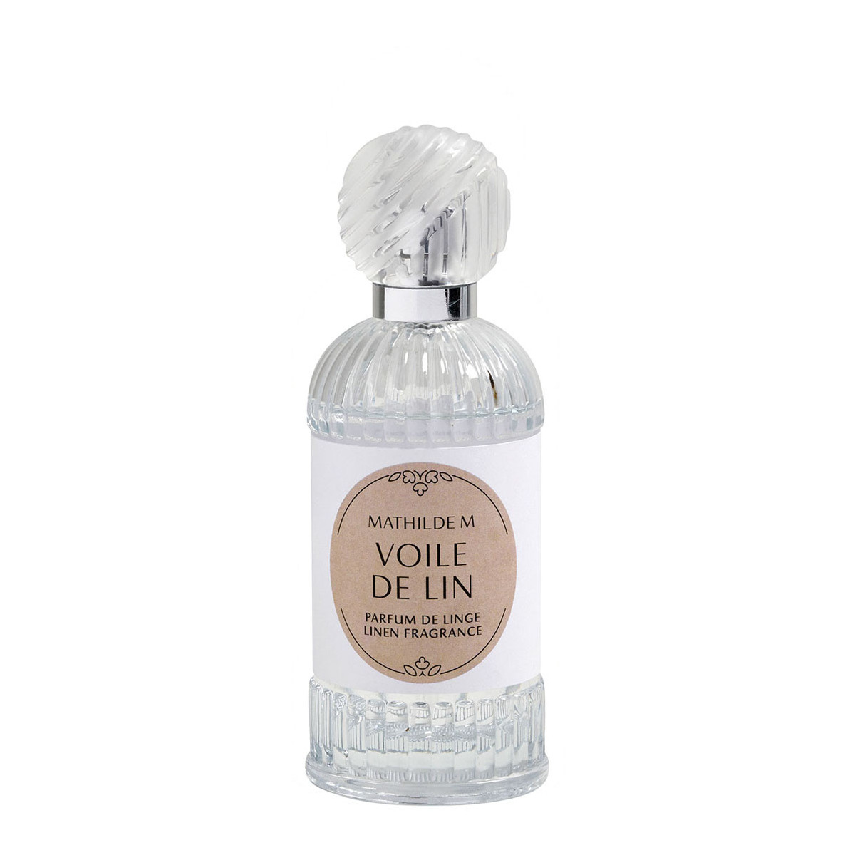 Parfum de linge 75 ml - Voile de Lin transparent, MATHILDE M