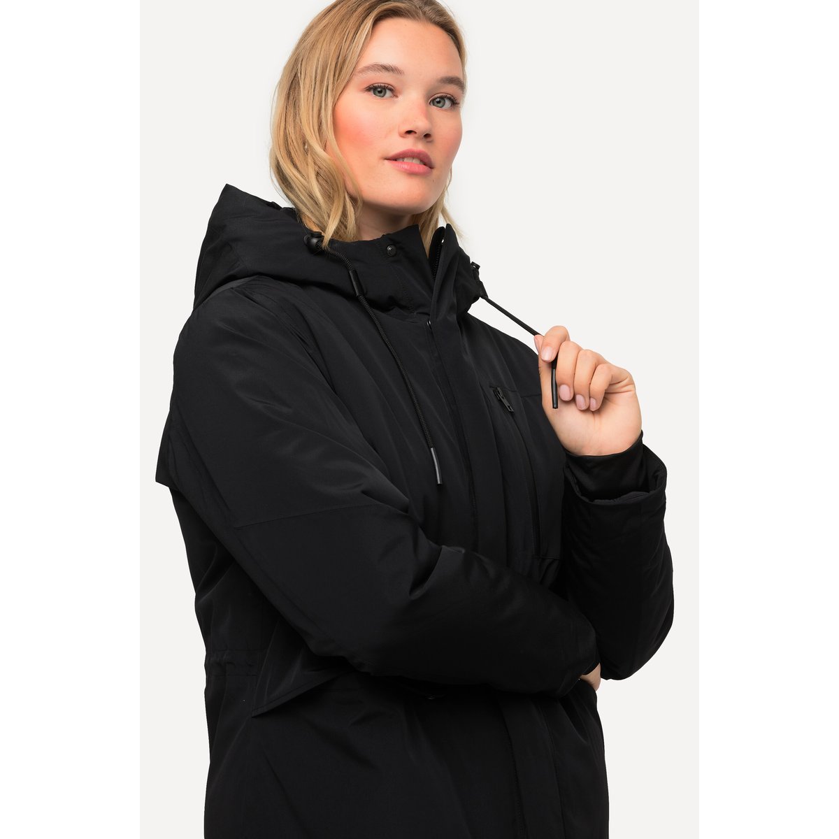Parka HYPRAR, imperméable noir, ULLA POPKEN