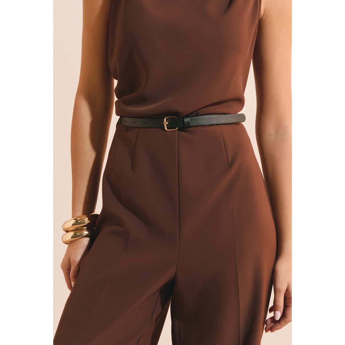 Combinaison sans manches JOAN chocolat, ETAM