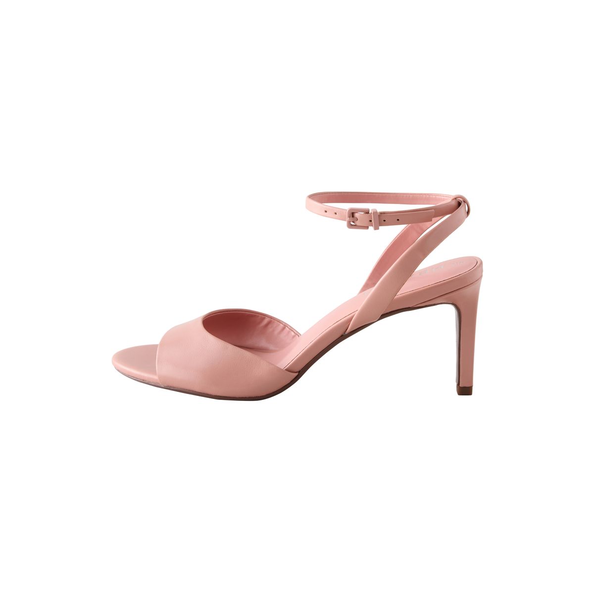 Sandales ouvertes en cuir rose, NEXT