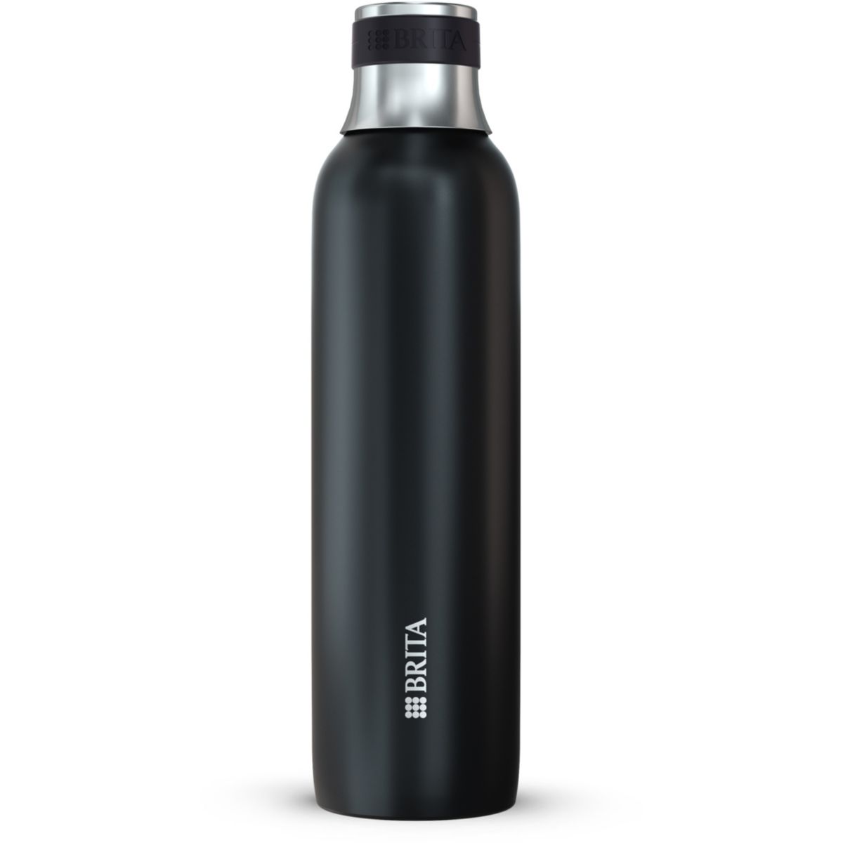 Bouteille isotherme isotherme noire sodatrio 0.65L couleur unique, BRITA