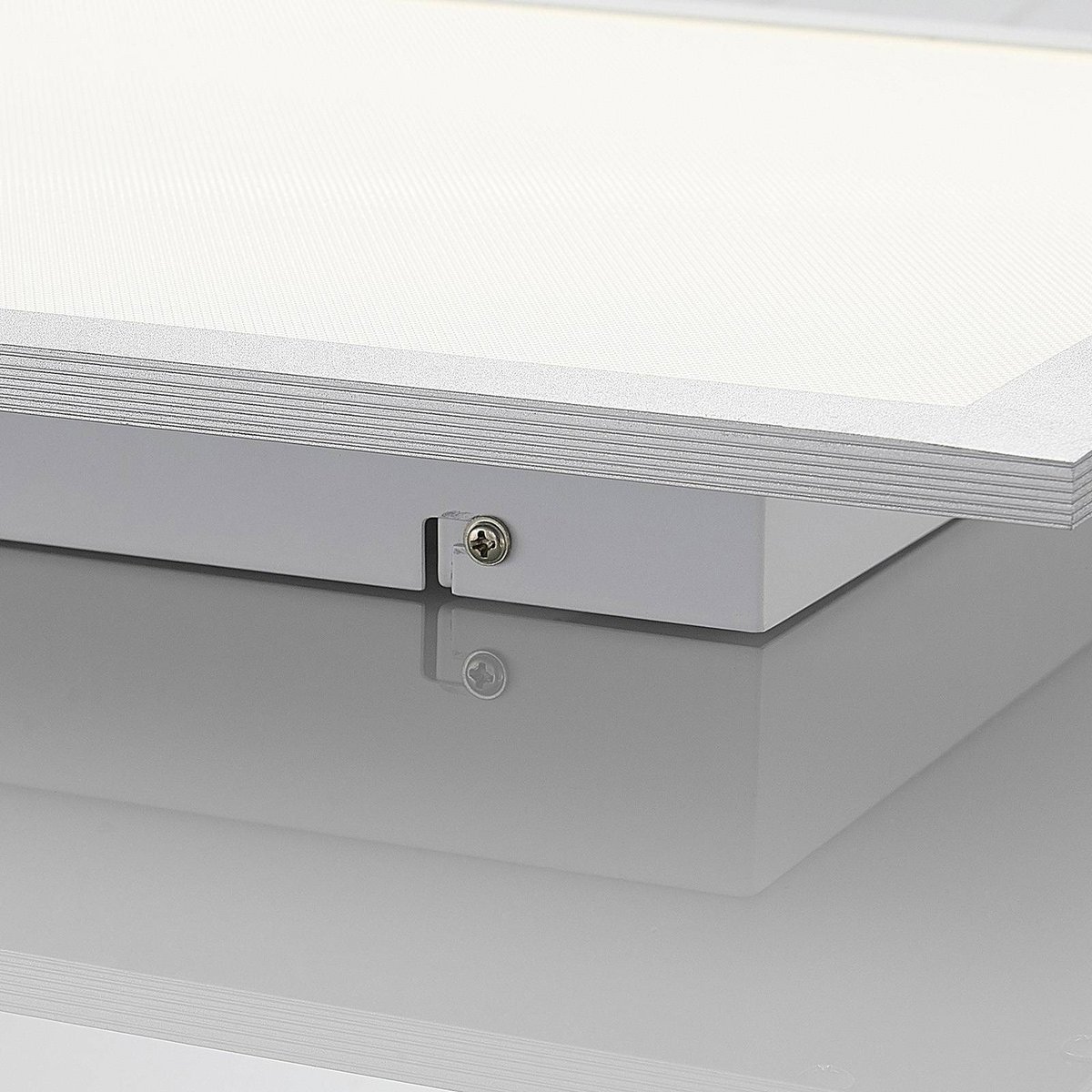 Plafonnier en aluminium moderneLED, Lyndra argent, blanc, ARCCHIO