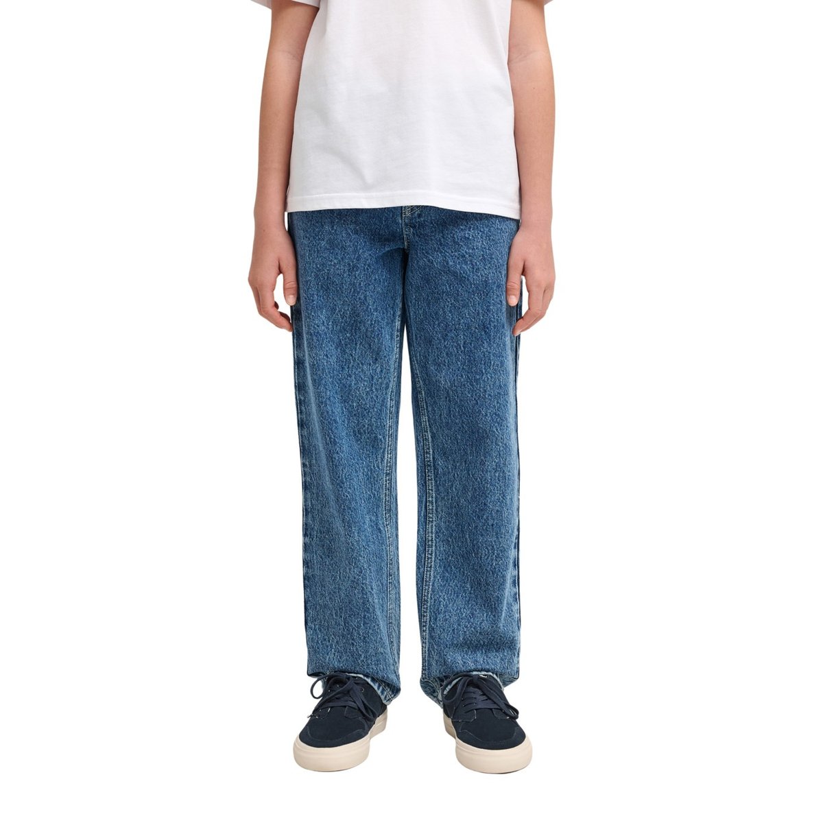 Pantalon en jean RELAX 5 DENIM Y bleu mid used, ELEMENT