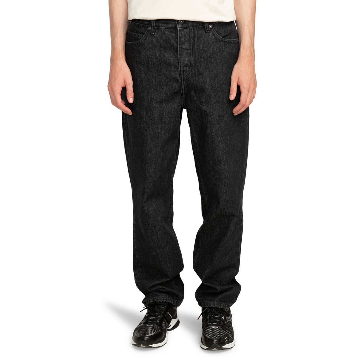 Jean fuselé RELAX noir washed black, ELEMENT