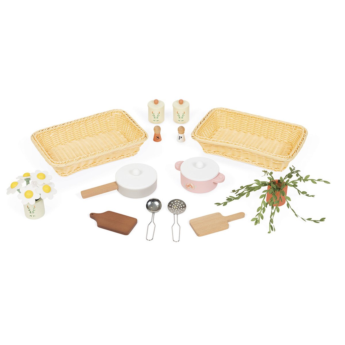 Grande Cuisine Enfant En Bois Mamie Soleil multicolore, JANOD