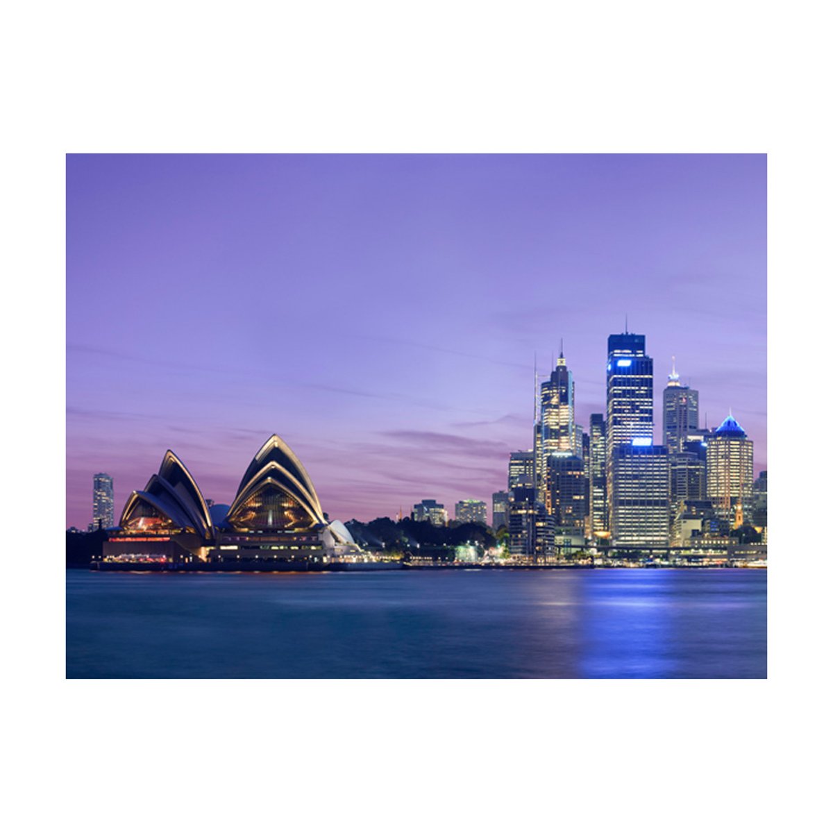 Papier peint intissé panoramique Ville et Architecture Bienvenue à Sydney! noir, EDEN