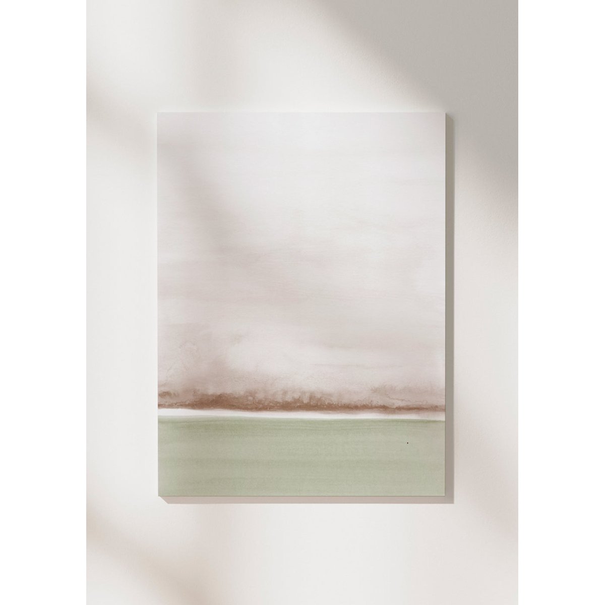 Toile avec cadre en bois, 50 x 70 cm bleu, HANNUN