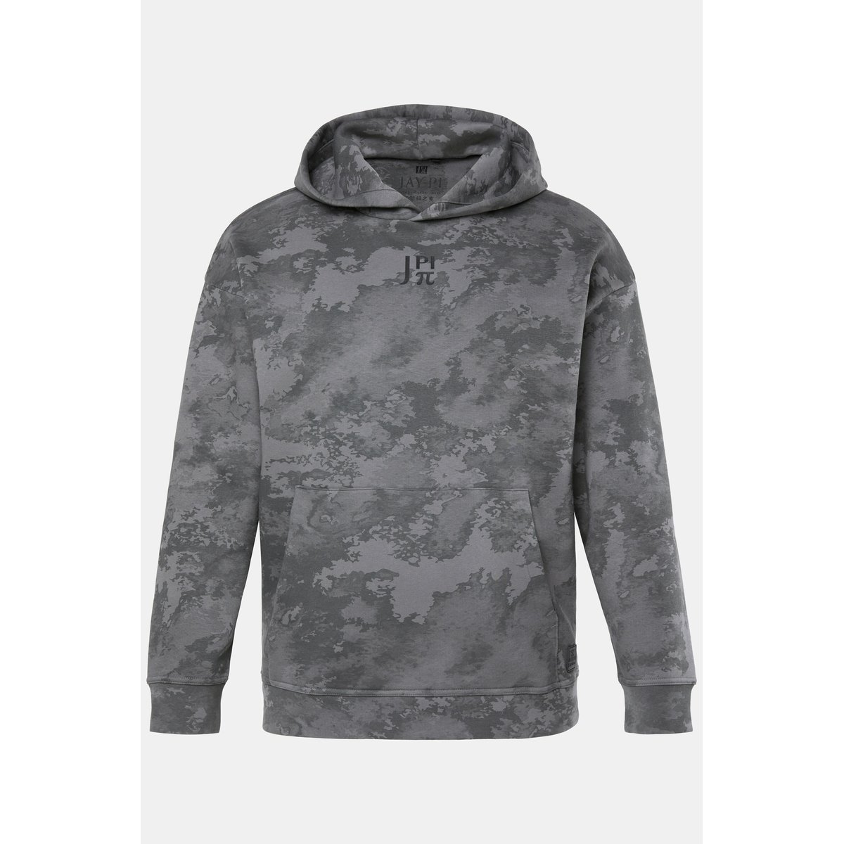 Sweat-shirt à capuche, imprimé camouflage anthracite, JP1880