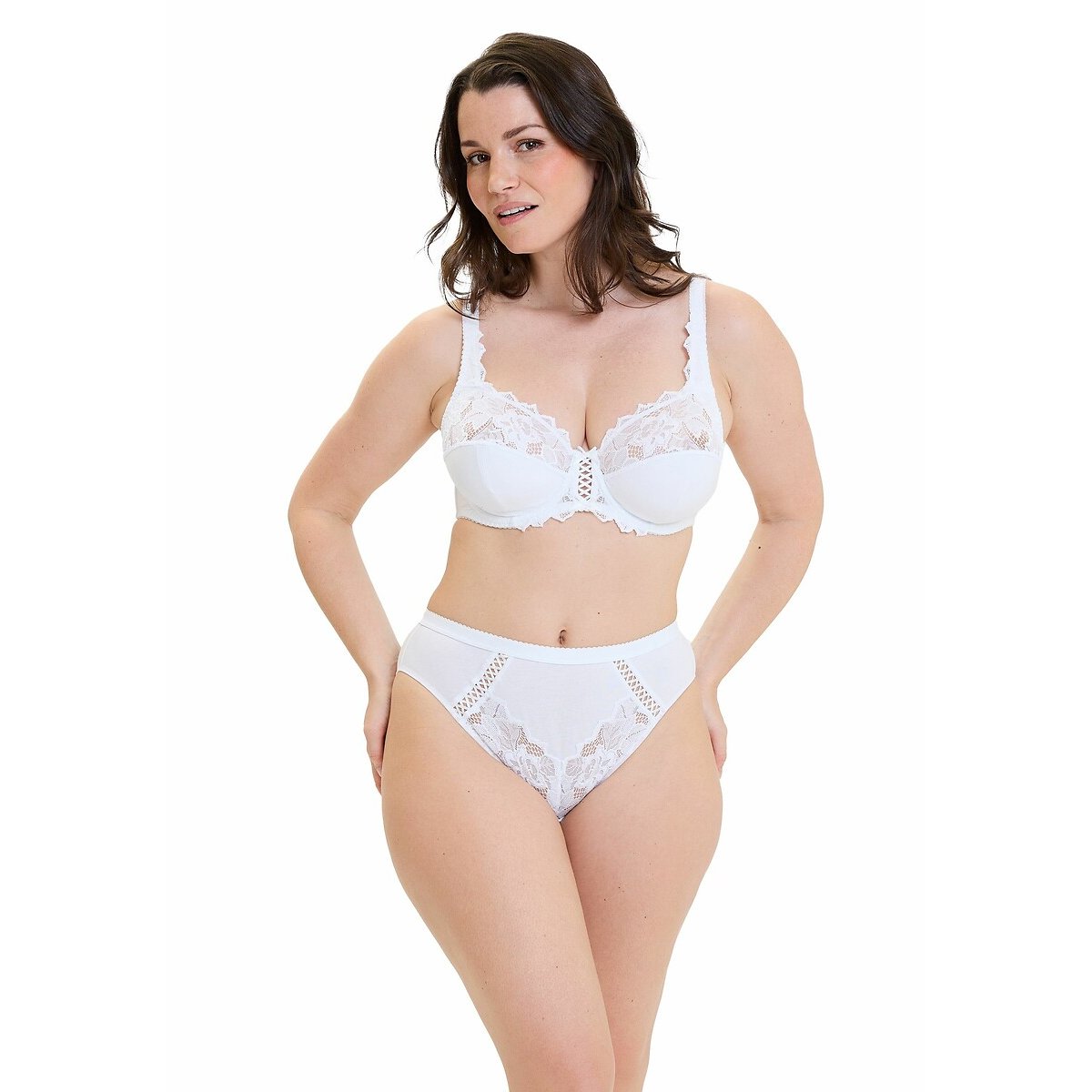 Soutien-gorge emboitant Coton d'Arum blanc, SANS COMPLEXE