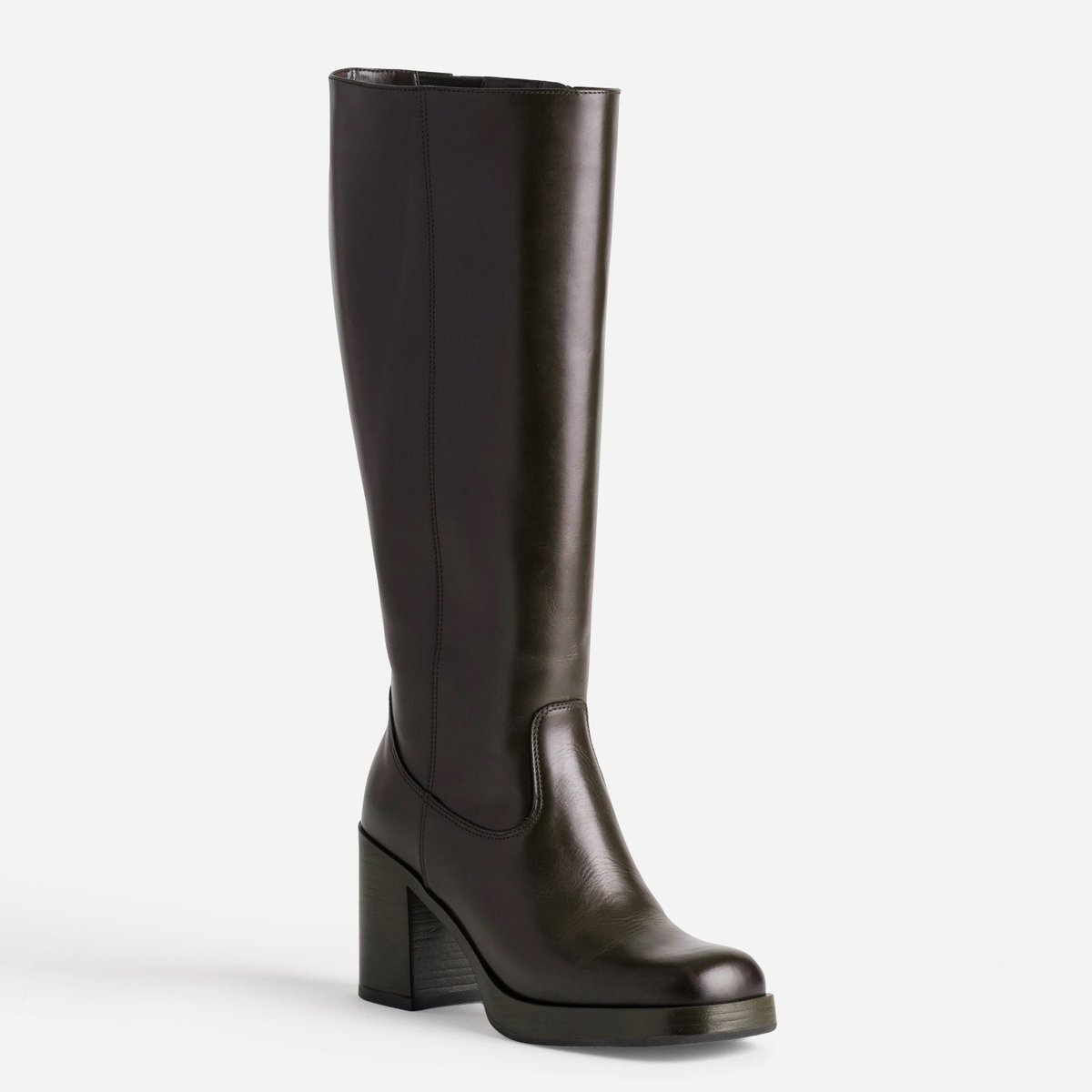 Botte À Talon en cuir TESSA L marron, ERAM