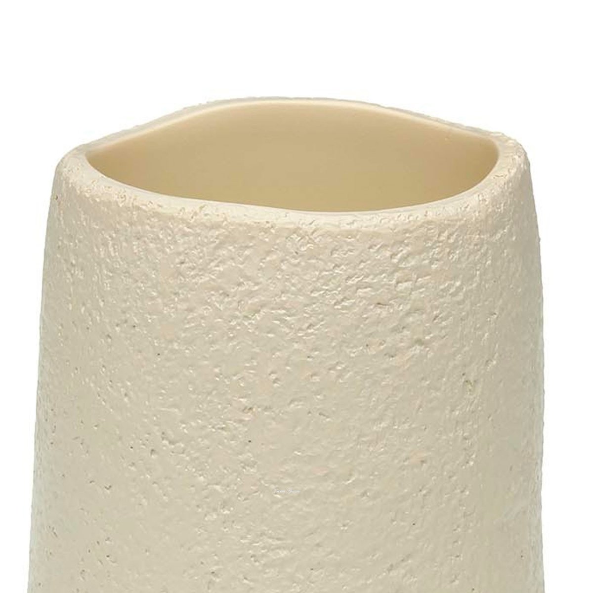 Porte brosse à dents en résine beige 7.5x7.5x10.5cm beige, VERSA