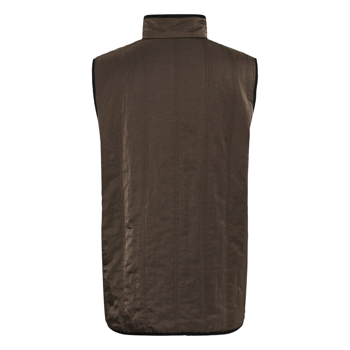 Veste d'extérieur marron animalier chocolate brown, SOAKED IN LUXURY