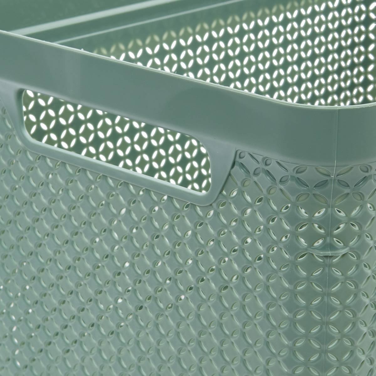 Panier à linge 17L scandinave SCANDI vert, 5FIVE SIMPLY SMART