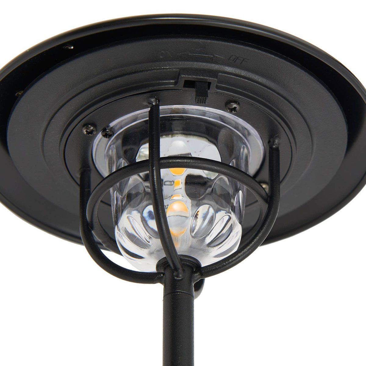 Luminaire extérieur en aluminium moderneLED noir, transparent, LINDBY