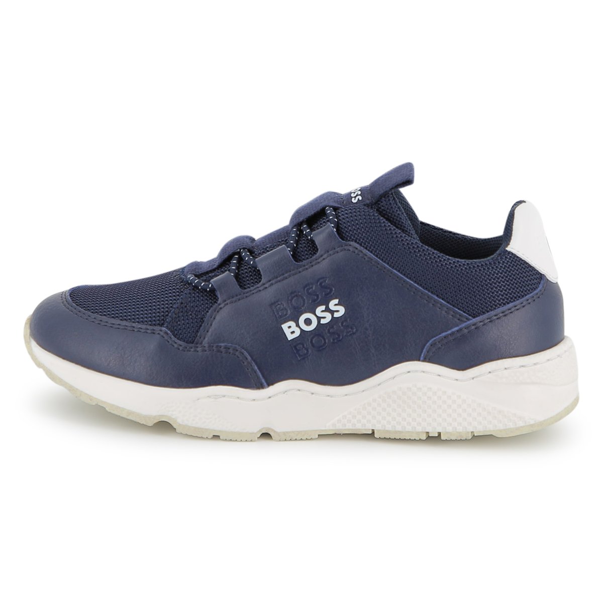 Basket à lacets bleu cargo, BOSS KIDSWEAR