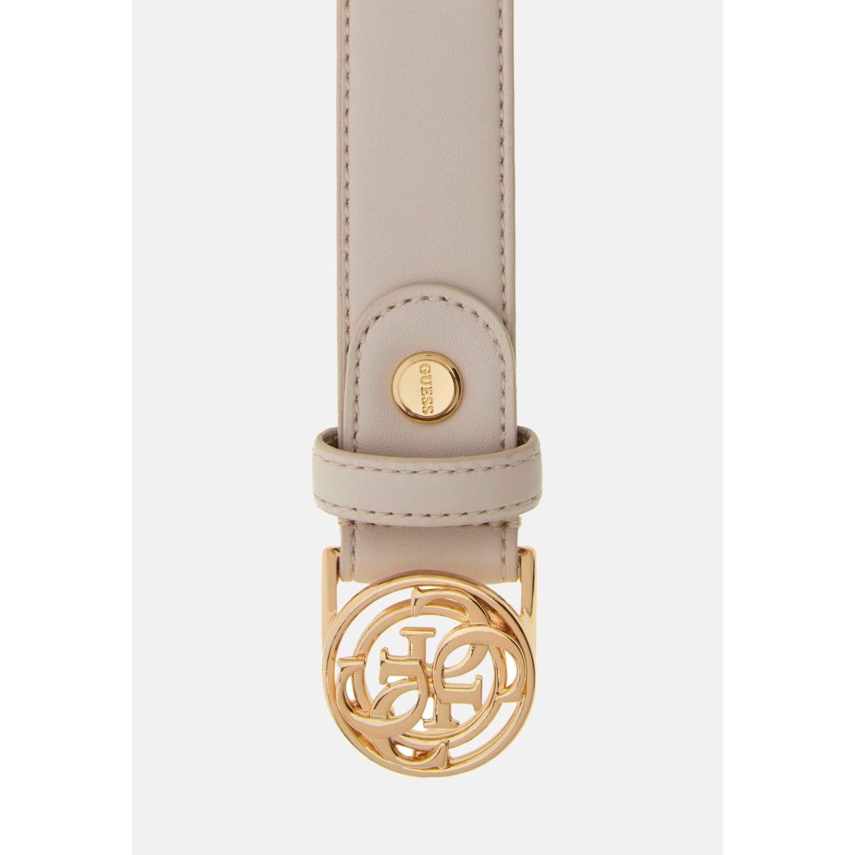 Ceinture En Similicuir crème, GUESS