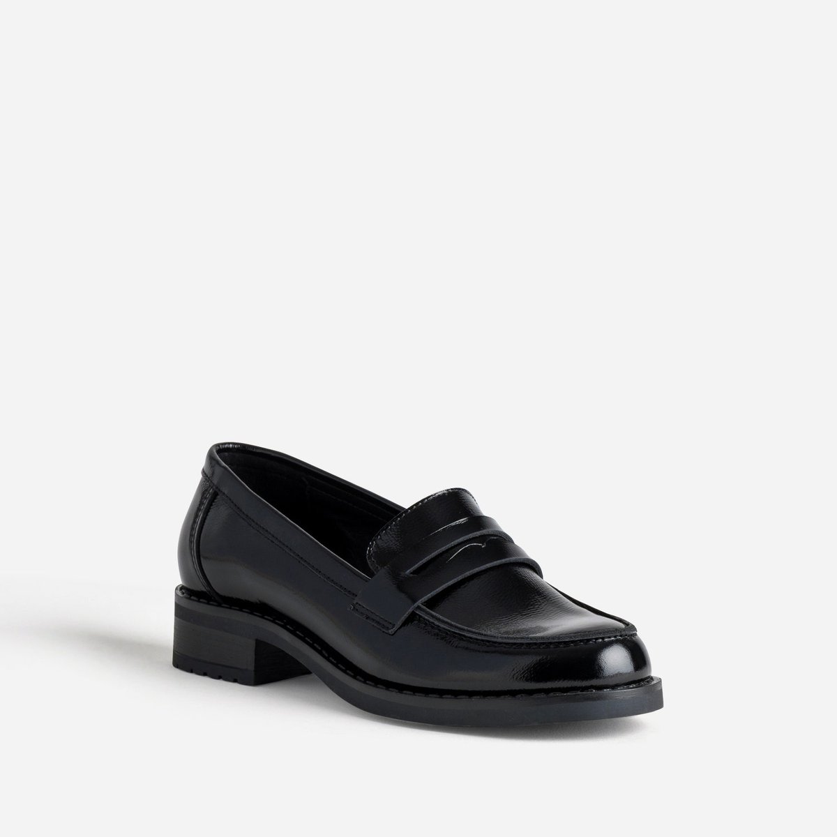 Mocassin en cuir GINGER noir, ERAM
