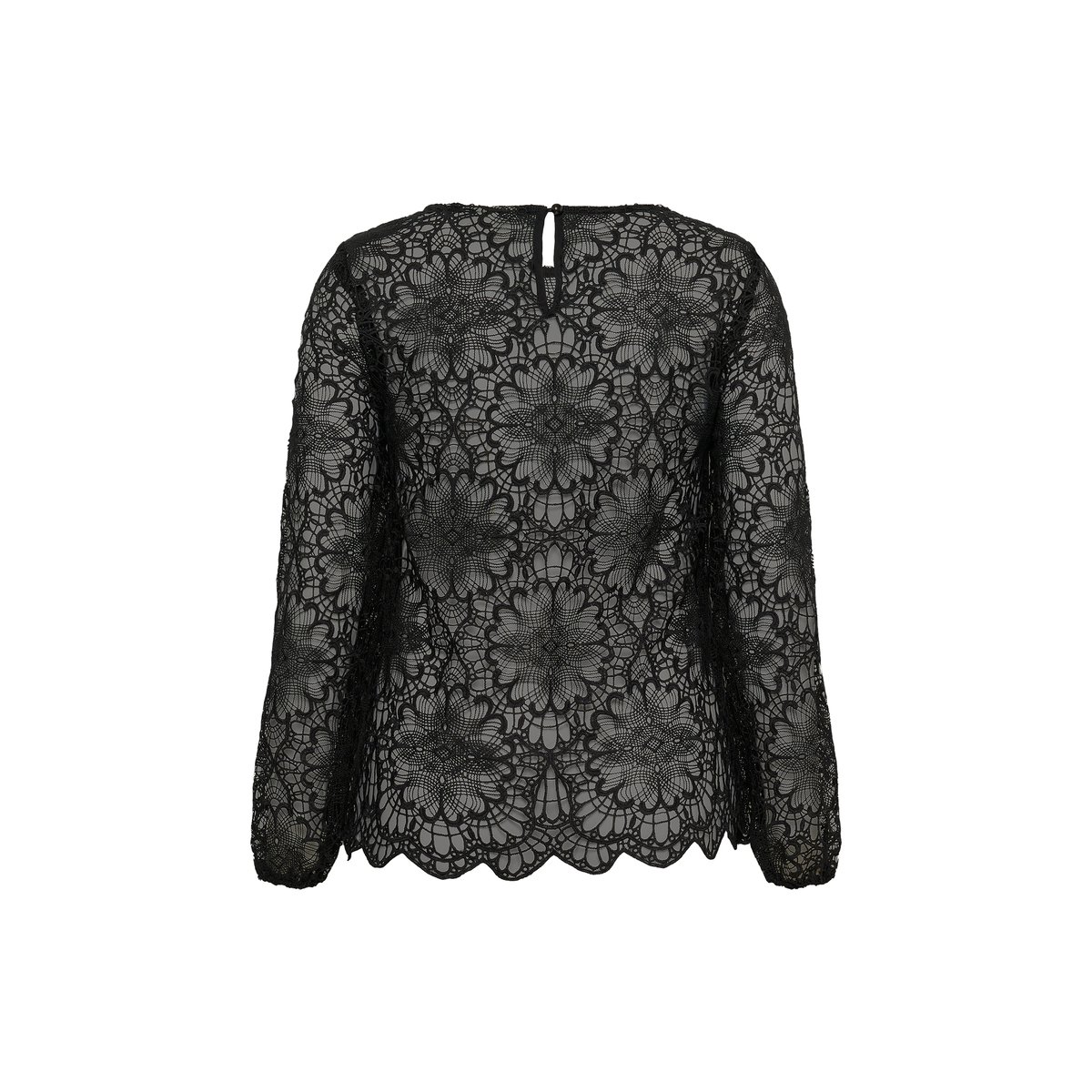 Blouse à manches longues noir black, KAFFE CURVE