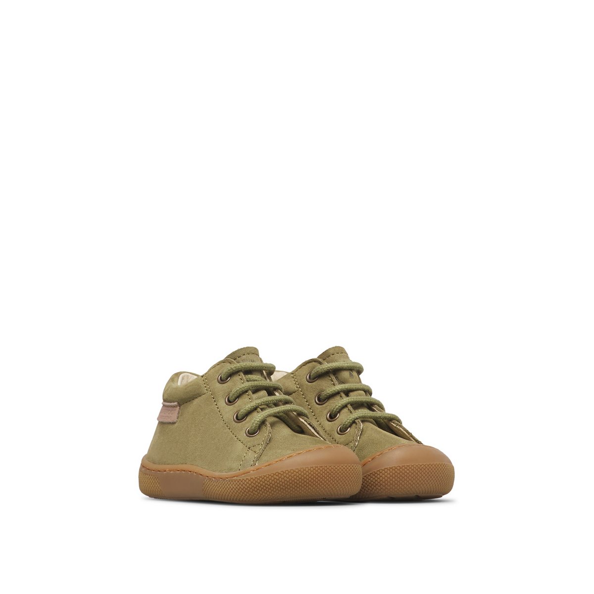Chaussures barefoot en cuir BAREFOOT AMUR kaki-, NATURINO