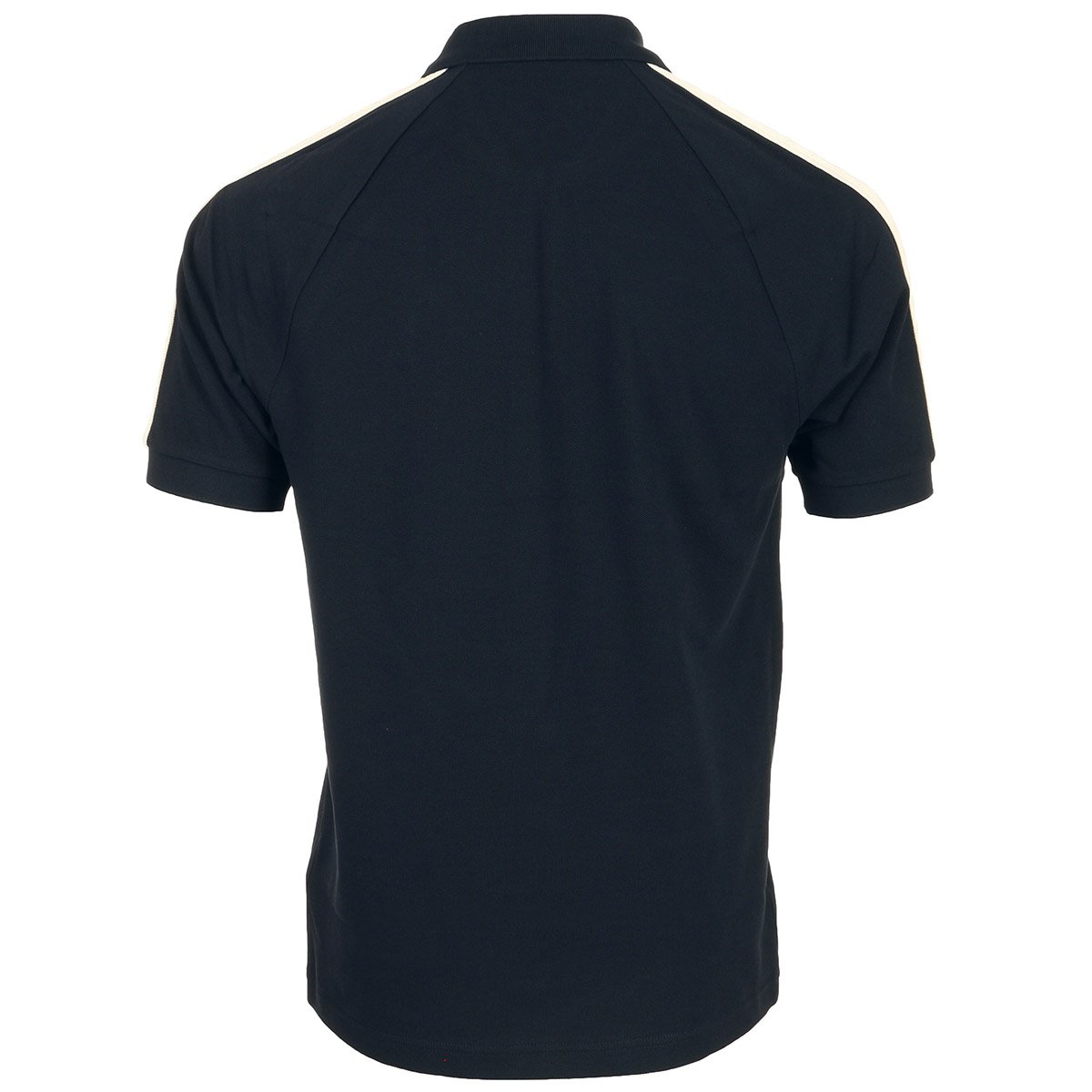CABLE TAPED POLO SHIRT navy ecru, FRED PERRY