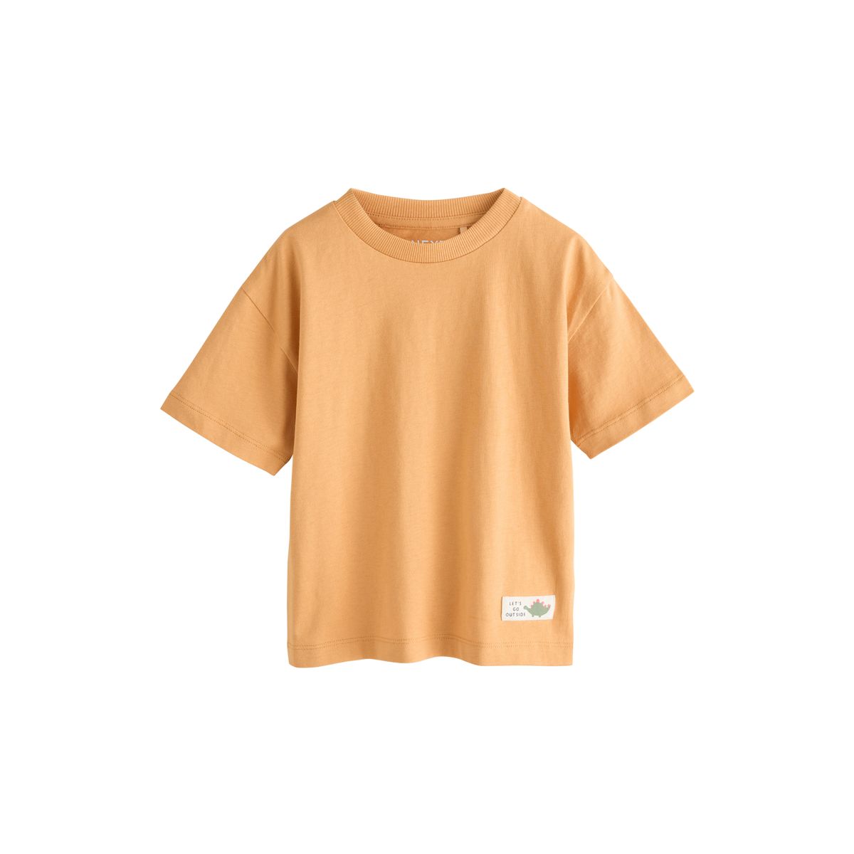 T-shirt à manches courtes et motif, lot de 4 dinosaure orange/vert, NEXT