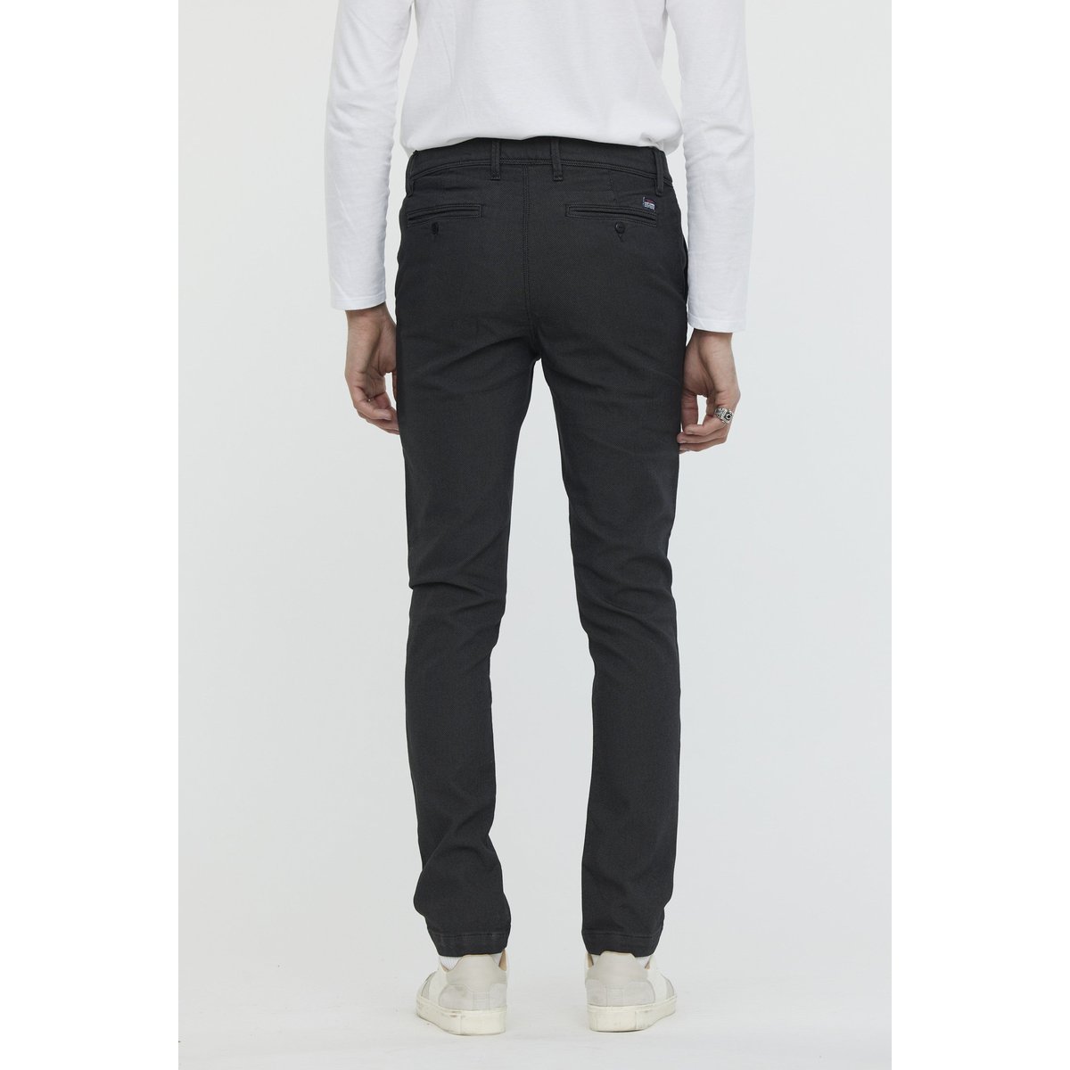 Pantalon coton chino straight GALANT anthracite, LEE COOPER