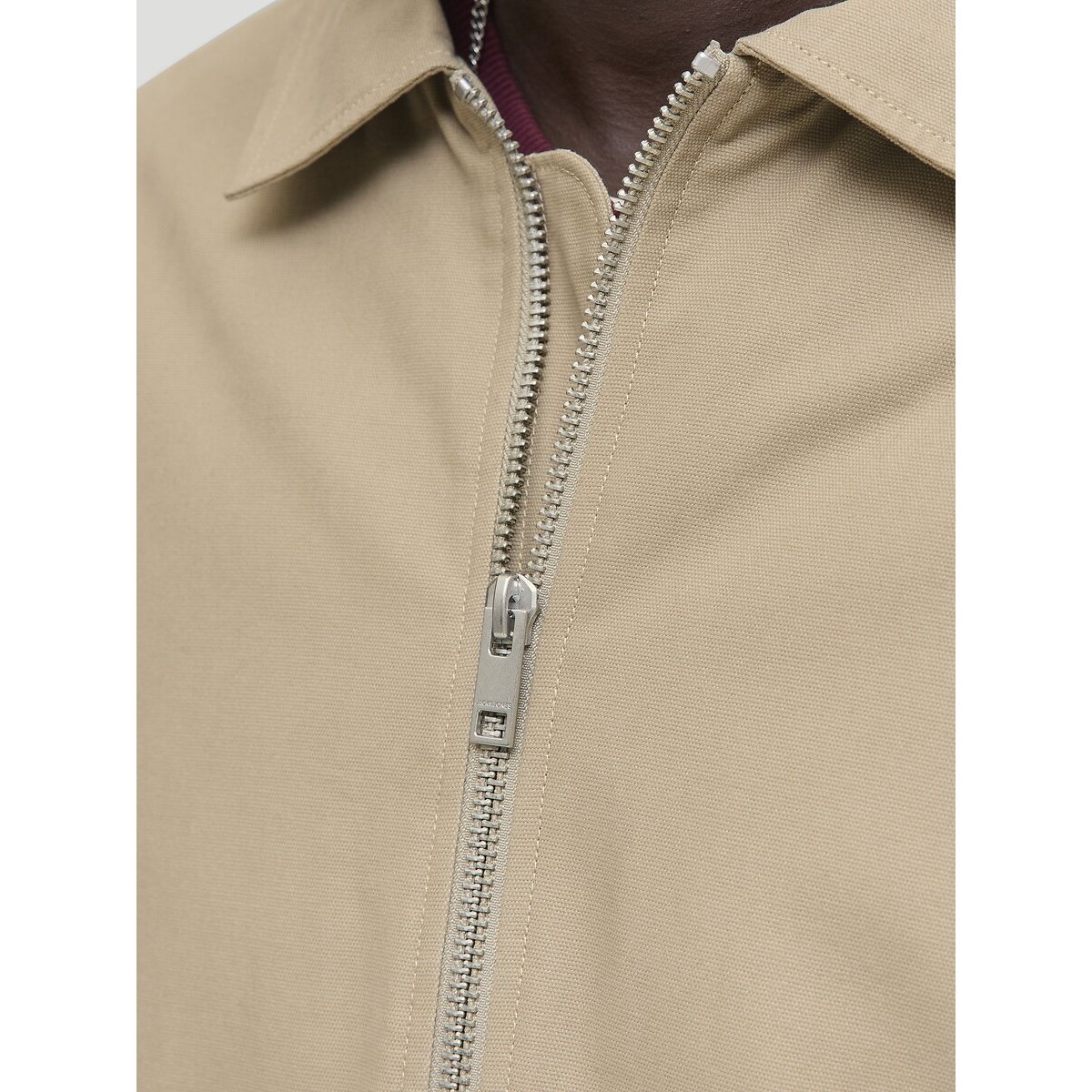 Veste zippée à col crockery, JACK & JONES