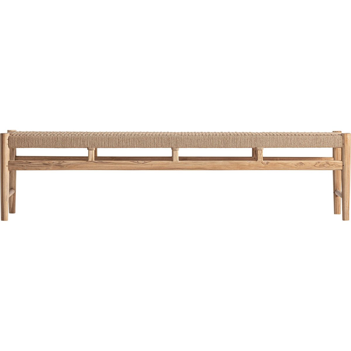 Banc tressé collection S.CAEN marron naturel, RECOLLECTION