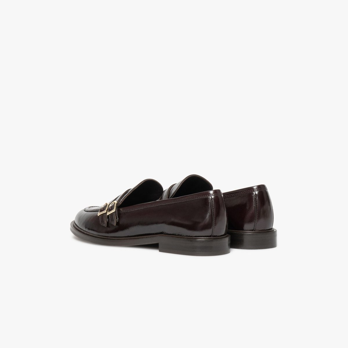 Mocassin en cuir ANYA marron marron fonce, BOCAGE