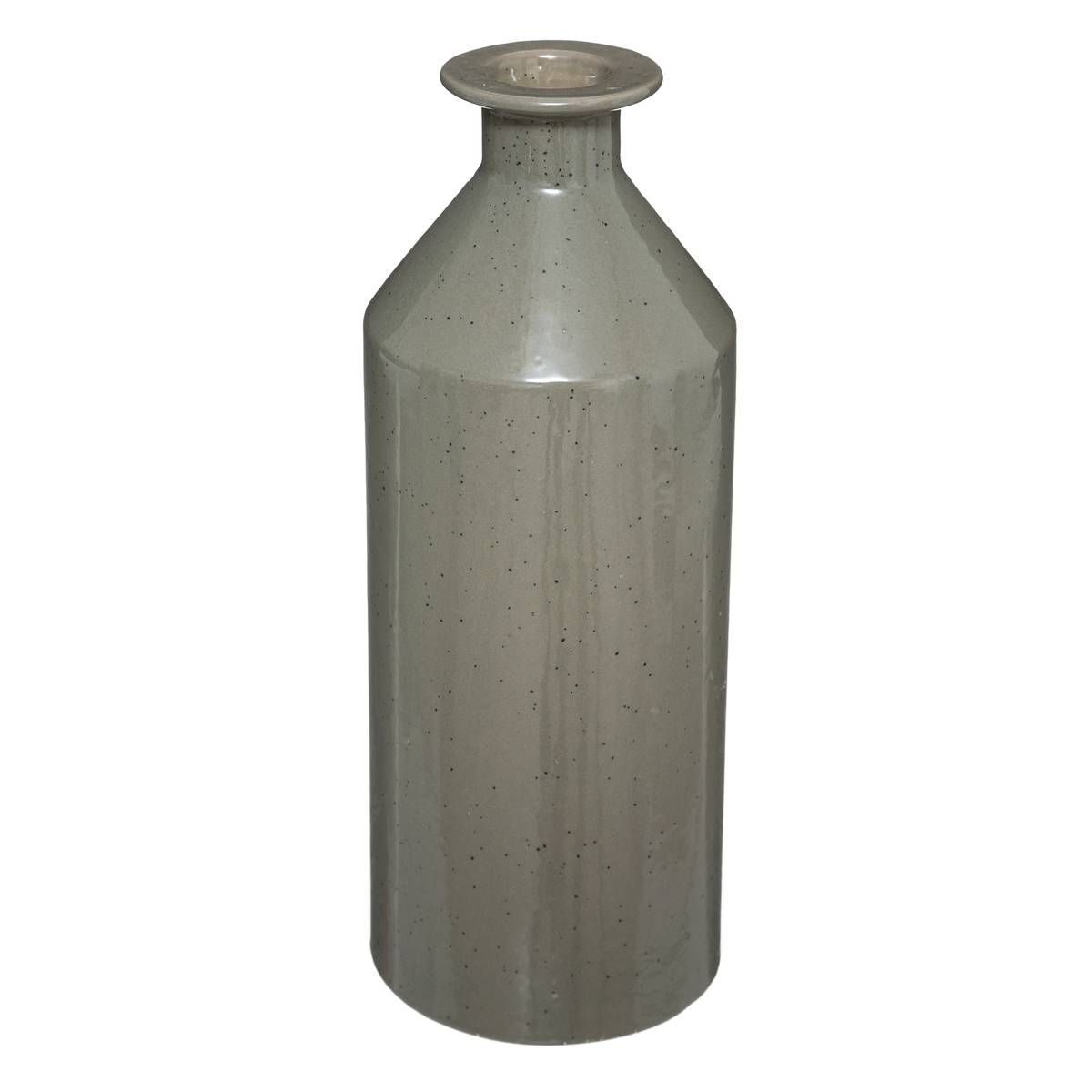 Vase "Wonder" céramique H22cm vert, ATMOSPHERA