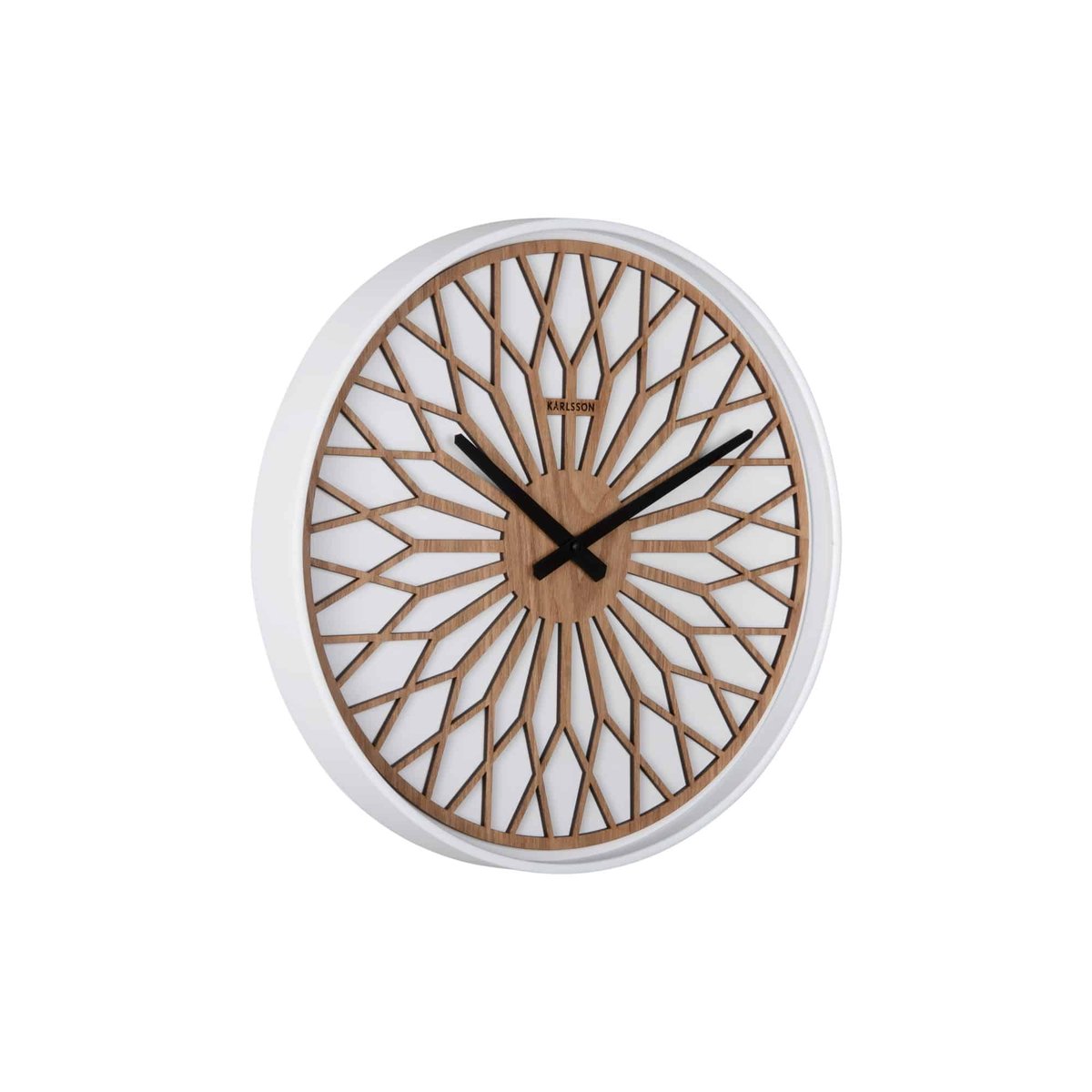 Horloge Murale Plastique GIRASOL blanc, KARLSSON