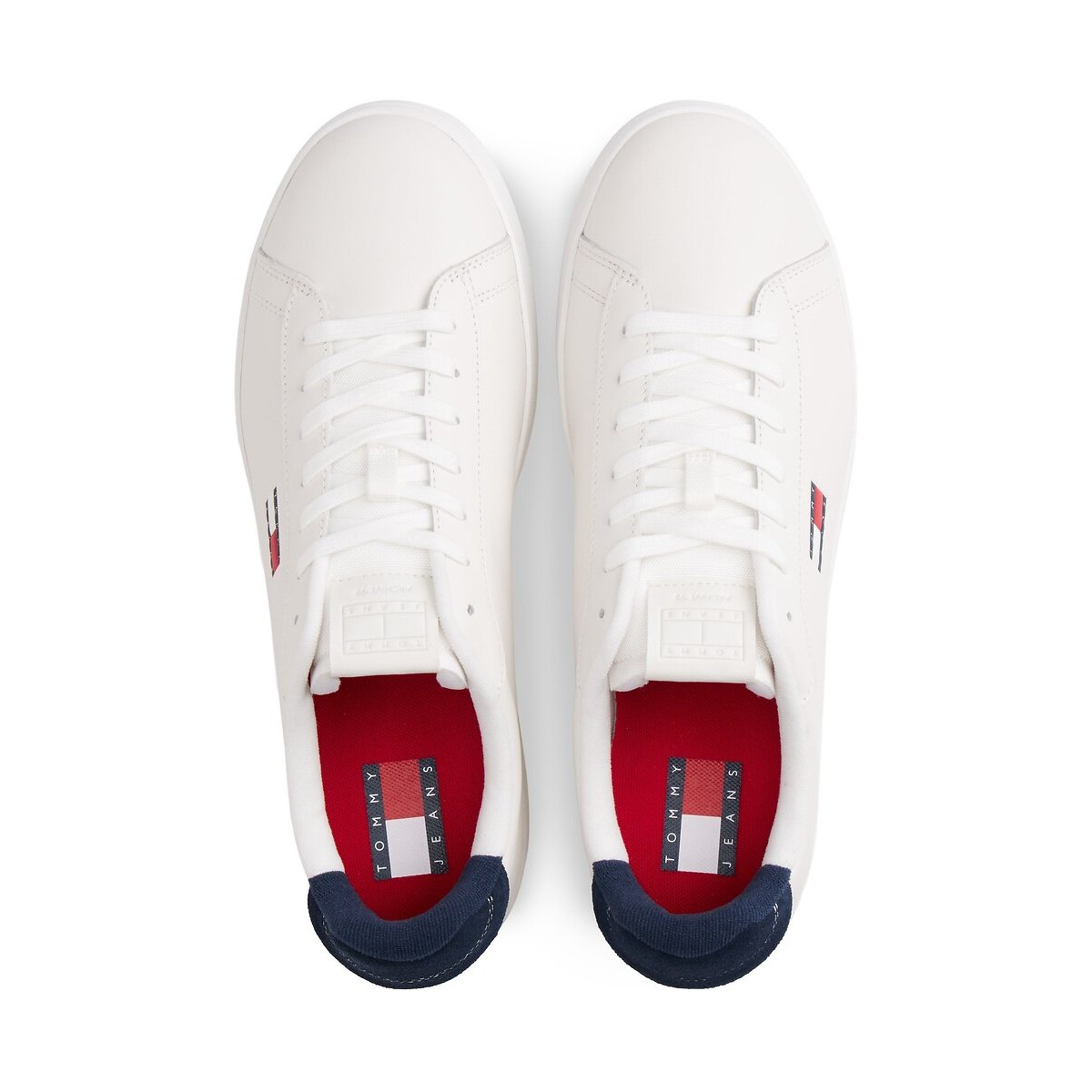 Archive '98 Leather Trainers white, TOMMY JEANS