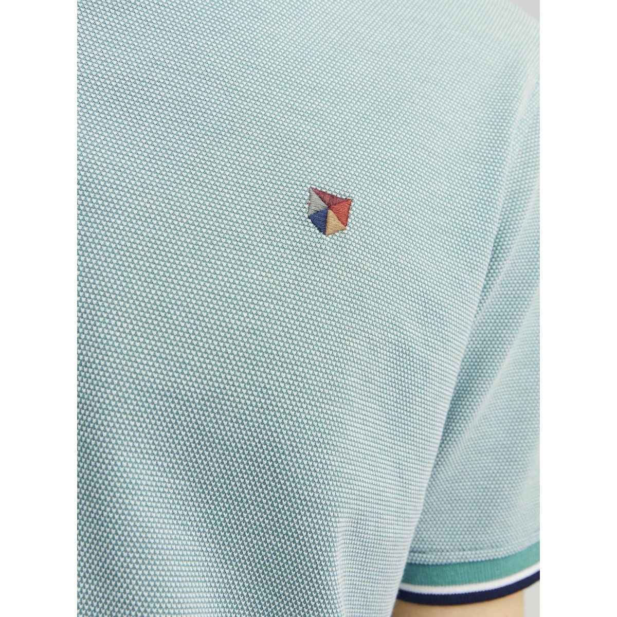 Polo droit maille piquée Jprbluwin verte - bottle green, JACK & JONES
