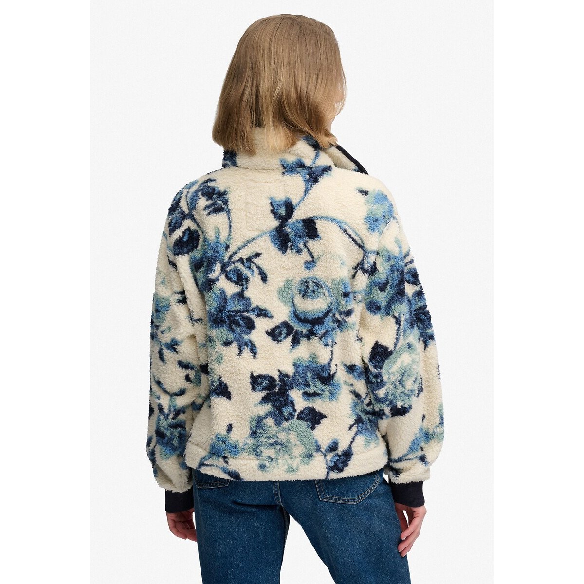 Sudadera estampada estampado azul, SUPERDRY