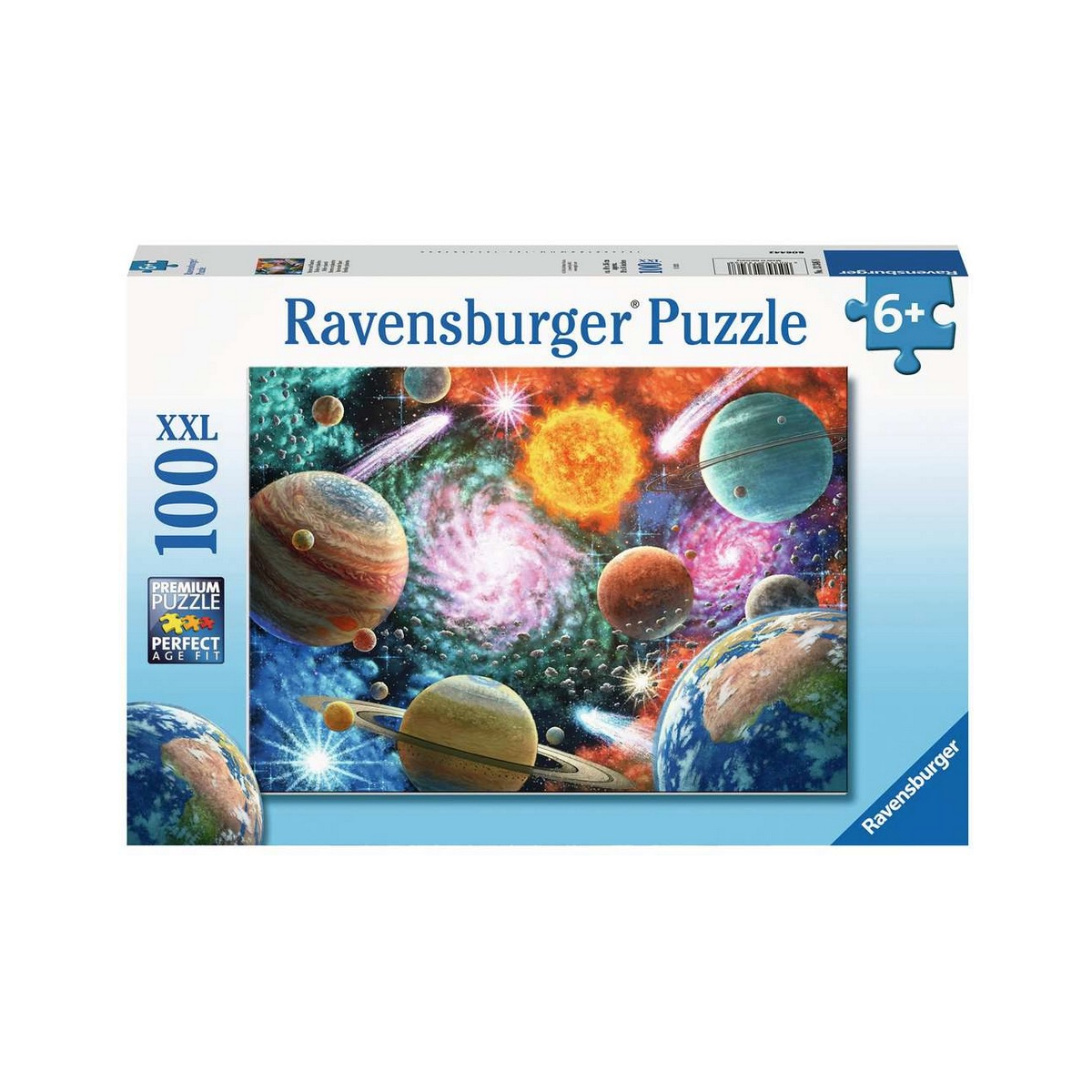 Puzzle Étoiles et planètes - 100 pièces XXL couleur unique, RAVENSBURGER