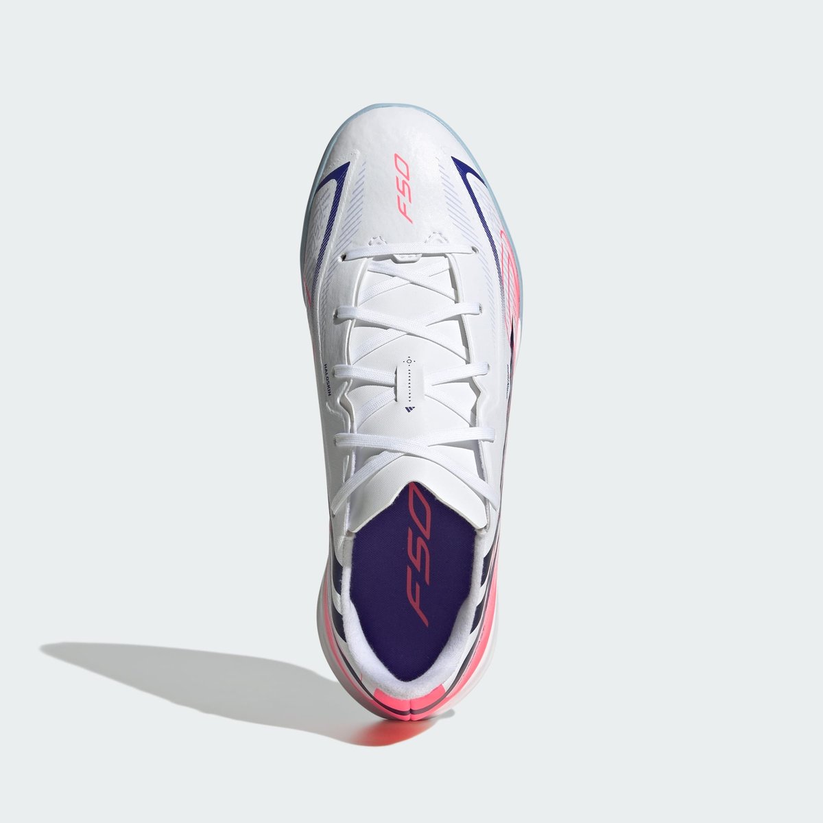 Chaussure De Football F50 Hyperfast League Indoor Enfants Chaussure De Football F50 Hyperfast League Indoor Enfants cloud white / solar purple / solar turbo, adidas Performance