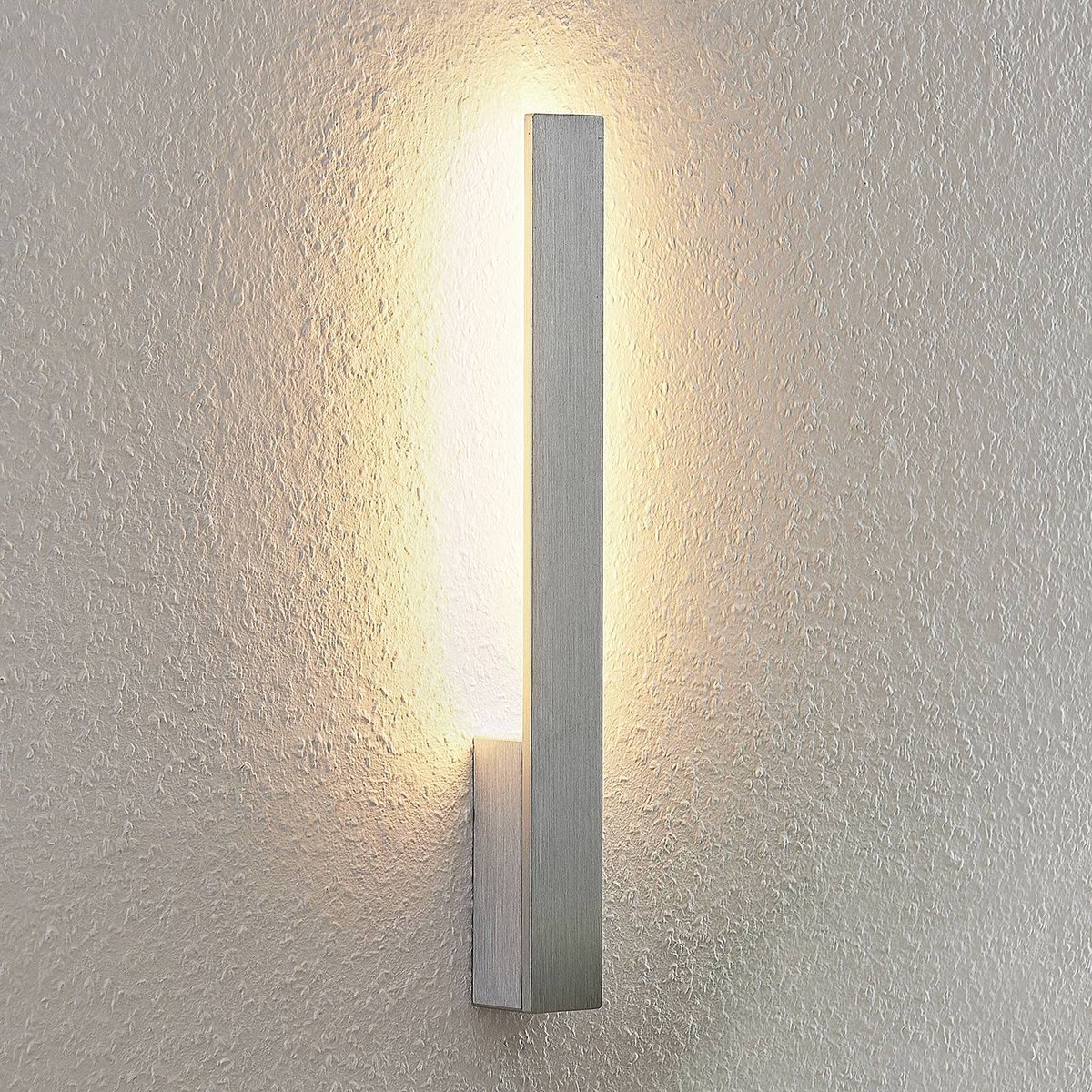Applique en aluminium moderneLED, Ivano aluminium brossé, ARCCHIO