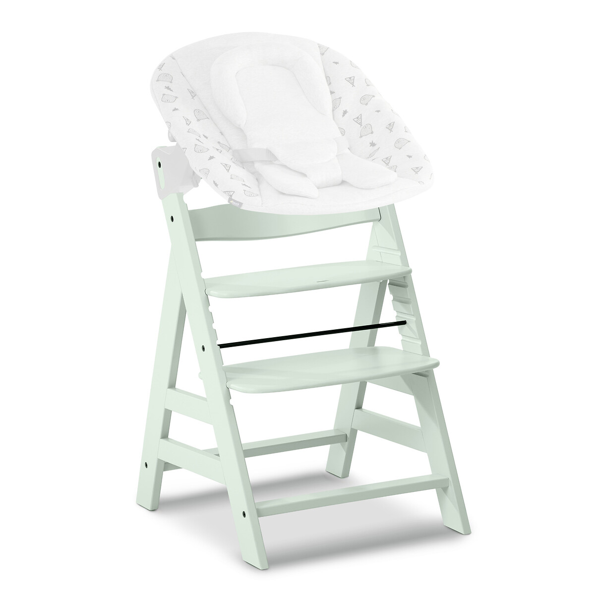 Alpha+ Wooden Highchair - Mint mint, HAUCK