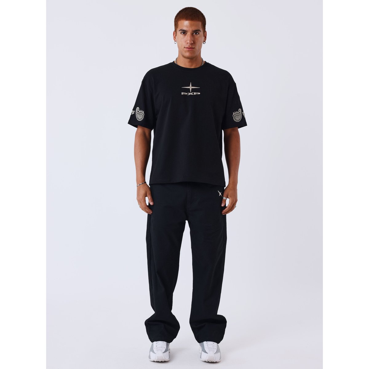 T-shirt manches courtes Evasion noir, PROJECT X