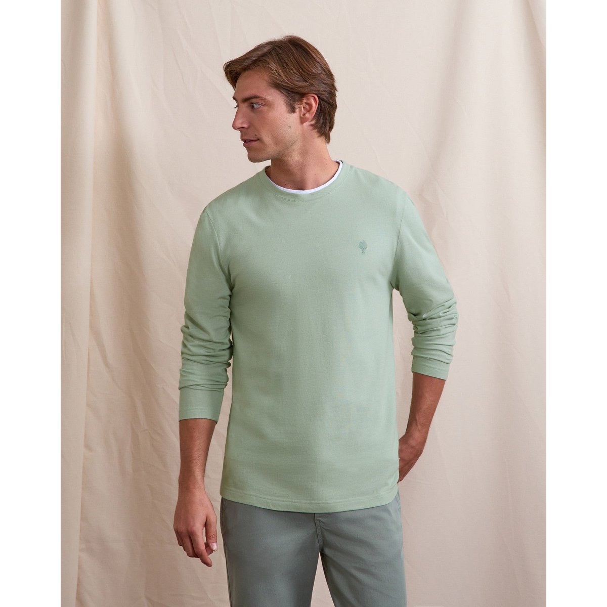 T-shirt BAILLY vert clair, FAGUO