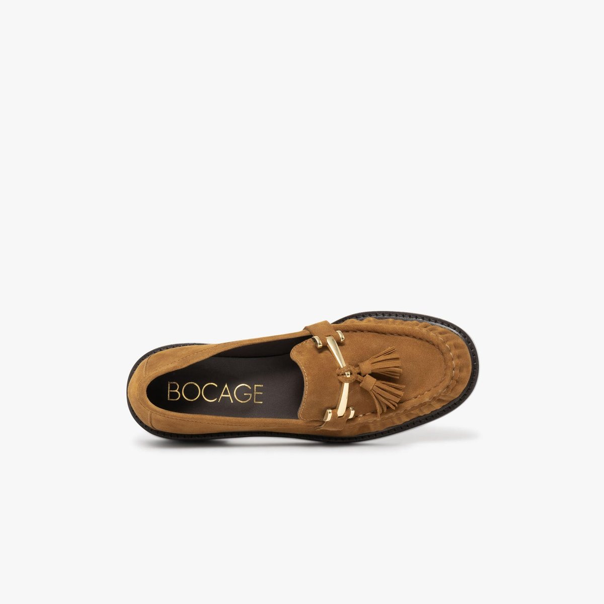Mocassin en cuir ADINA cognac, BOCAGE