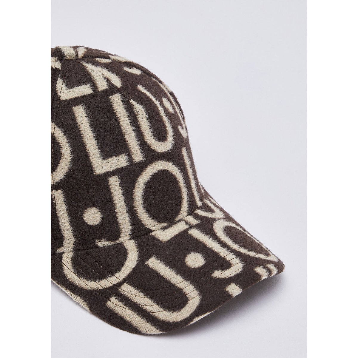 Chapeau baseball jacquard marron foncé, LIU JO
