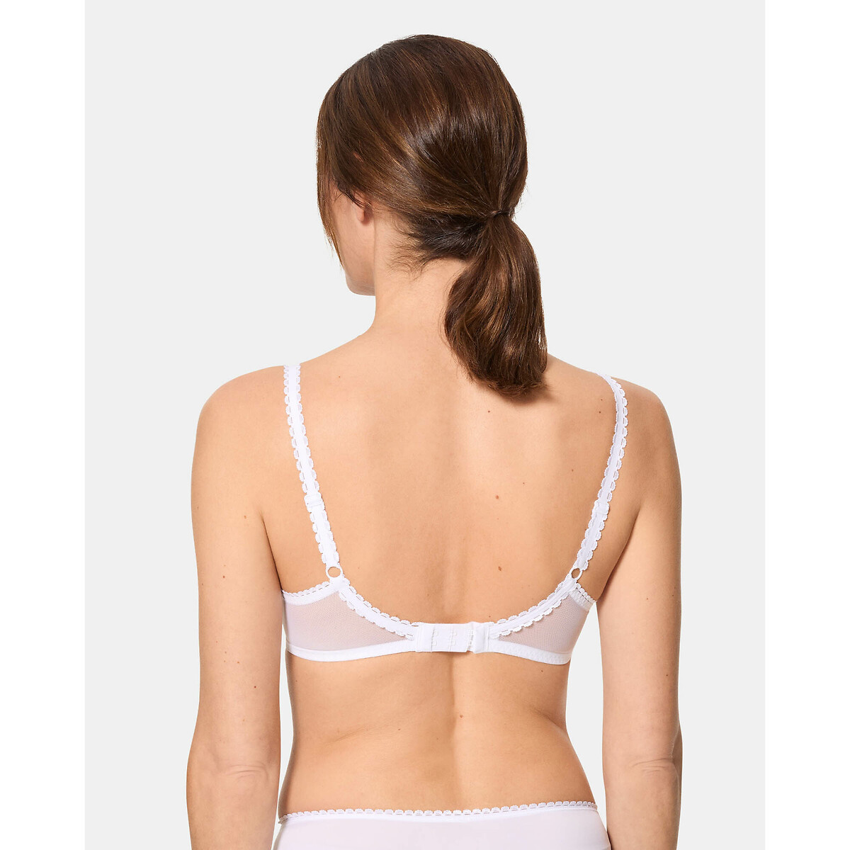 Flower Elegant Demi-Cup Bra white, PLAYTEX