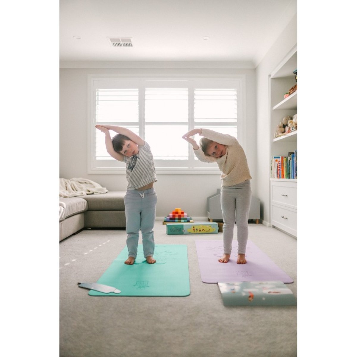 Tapis de yoga enfant vert, BUKI FRANCE