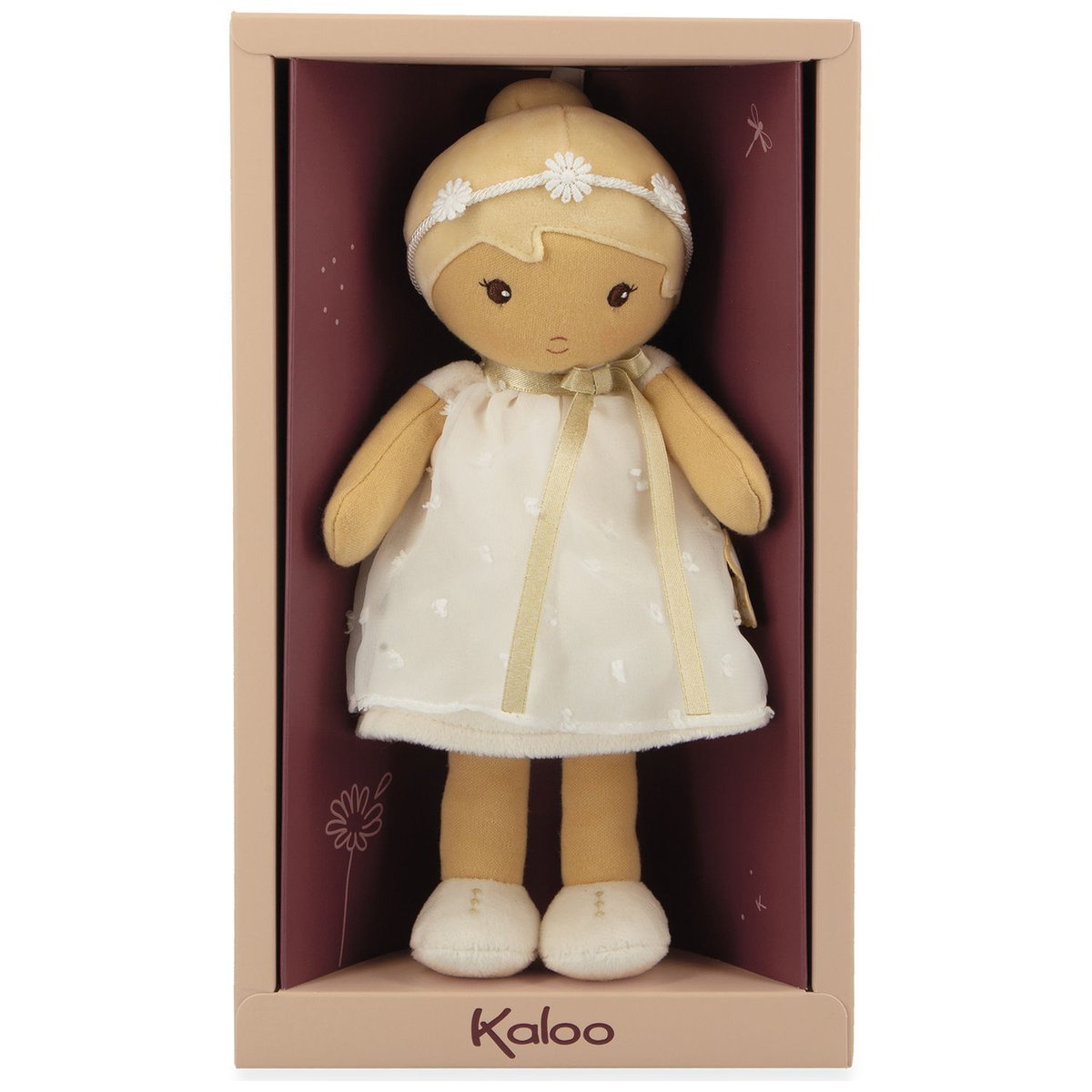Poupée souple blanc, beige, noir, KALOO