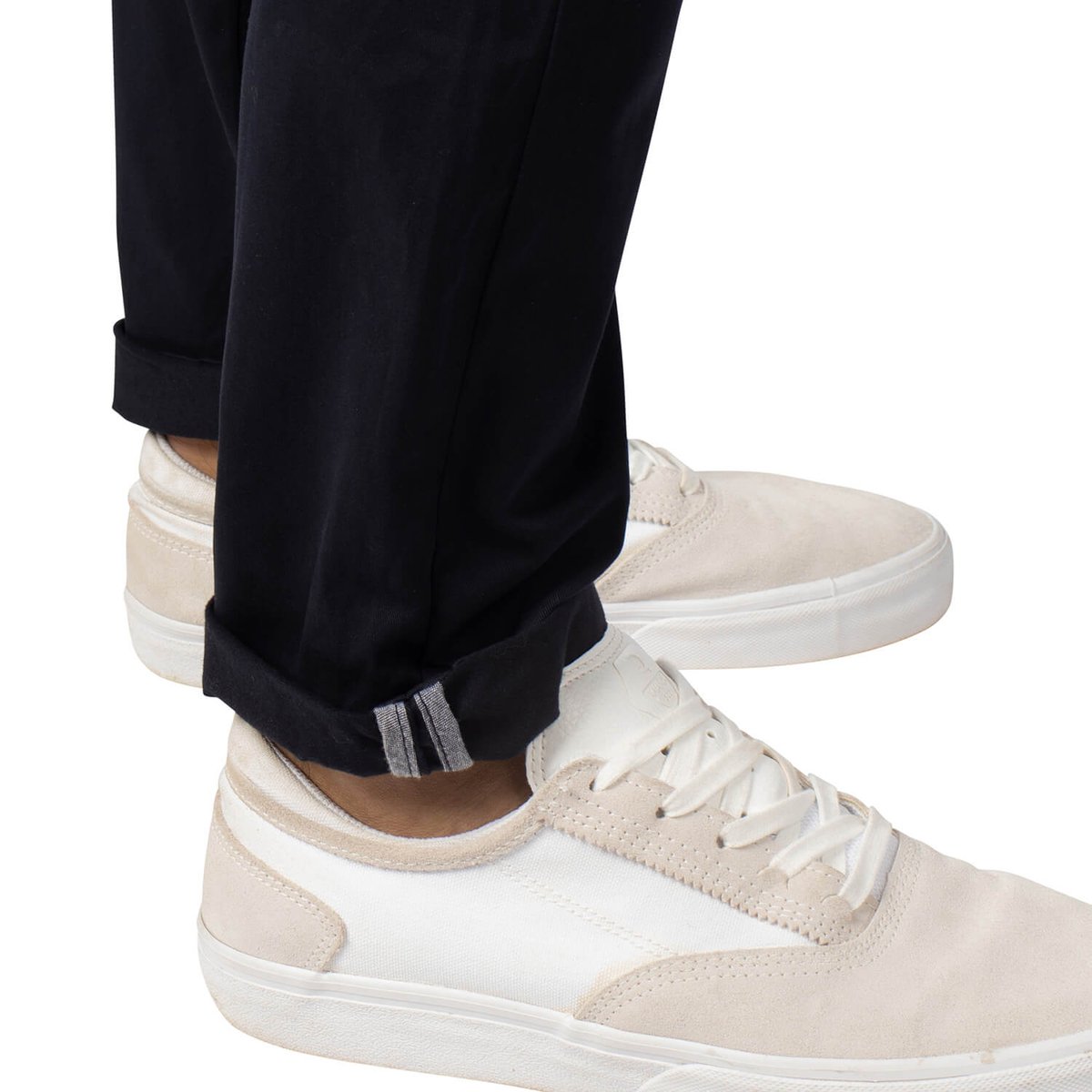 Pantalon chino basic DROIT navy, SHILTON