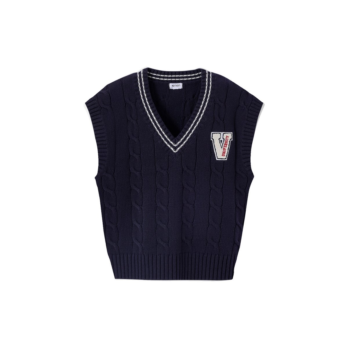 Pull sans manches marine, JONEN
