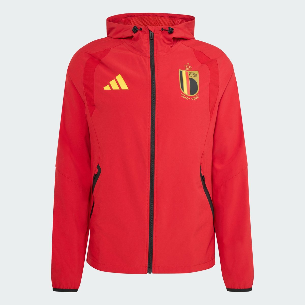 Veste Coupe-Vent Zip Intégral Belgique Tiro Travel Veste Coupe-Vent Zip Intégral Belgique Tiro Travel team power red 2, adidas Performance